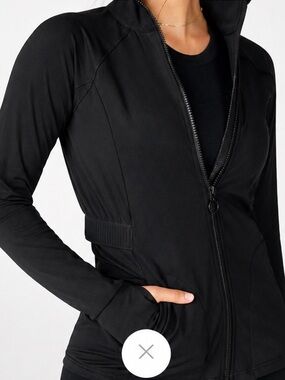 Fabletics Black Jacket Women’s Size XXL Trinity